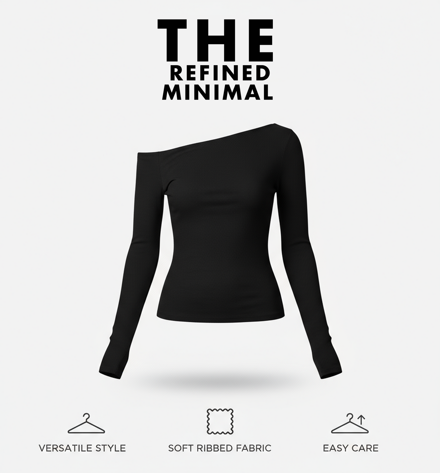 Ribbed Off The Shoulder Brami